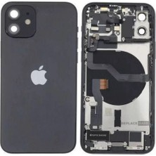 SS Home Concept iPhone 12 Full Dolu Kasa (Siyah)