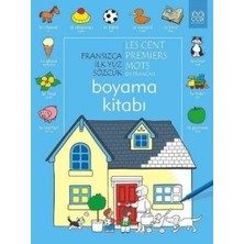1001 Çiçek Kitaplar Fransızca Ilk Yüz Sözcük / Les Premiers Mots En Français (Boyama Kitabı)