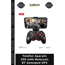 Carlburn Telefon Aparatlı 350 Mah Bataryalı Bt Gamepad Gp5 Bağlantılı Kol Dijital Eğlence Cihaz Kumandası