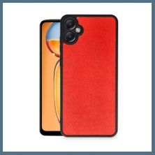 Bezos Samsung Galaxy A06 Uyumlu Kılıf Aras Deri Kapak - Kırmızı Bbz