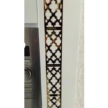 Onca Wall Desen Bordür 20X Adet 7X15 cm Pleksi Dekoratif Gold Ayna Antre Bordür