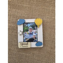 Onca Wall 12 Adet Premium Balon ve Gökyüzü Konsept Fotoğralı Magnet Jelatin Paketli