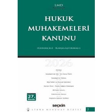 Seçkin Libra Mevzuat Dizisi Hukuk Muhakemeleri Kanunu / Lmd - 2 (Gerekçeli - Karşılaştırmalı) Av. Mutlu Dinç, (Yayına Hazırlayan)Av. Çilem Bahadır (Yayına Hazırlayan) 27. Baskı, Eylül 2026