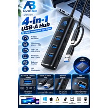 ApolloBell 4-In-1 Usb-A-Hub UHP03-017