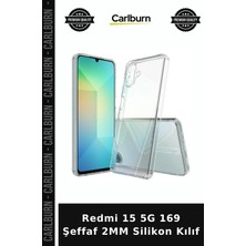Carlburn Redmi 15 5g 169 Şeffaf 2mm Silikon Kılıf Cep Koruma Telefon Kılıfı Koruyucu Kapak