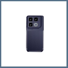 Bezos Infinix Gt 20 Pro Kılıf Auto Focus Karbon Kapak - Lacivert Bbz