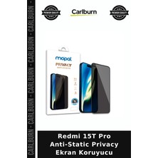 Carlburn Redmi 15T Pro Anti-Static Privacy Ekran Koruyucu Cep Ekranı Cihaz Kalkanı