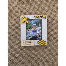 Onca Wall 12 Adet Premium Fotoğralı Bebek Doğum Mevlüt Parti Magnet Jelatin Paketli