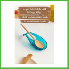 Bezos Akrilik Aquamarin Tezgah Üstü Kirli Kaşıklık & Kepçe Altlığı Arz