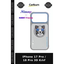 Carlburn iPhone 17 Pro / 18 Pro 3D Kılıf Stil Sahibi Hediyelik Kap Pop Socket Kapak