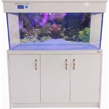 Kanki Pet 120 cm Mobilyalı Lüks Akvaryum Kumandalı LED Aydınlatma Sistemli