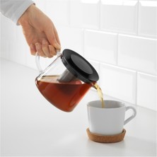 Belirtilmemiş Cam Demlik, Çelik Süzgeçli, 600ML