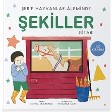 Uçan Kitap Şerif Hayvanlar Aleminde - Şekiller Kitabı (Ciltli)