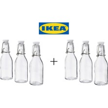 Belirtilmemiş Korken Sos Şişesi, Cam, 15 Cl, 6 Adet
