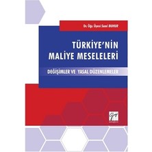 Gazi Kitabevi Türkiye'nin Maliye Meseleleri