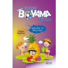 Fark Yayınları Etkinlikli Boyama Kitabı Sebzeler ve Meyveler