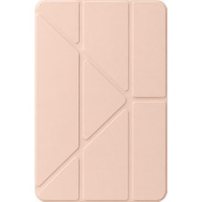 Apple iPad 2025 10.9 10.nesil (A16) Mera Kalemlikli Tablet Kılıfı - Pembe