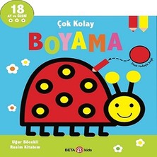 Beta Kids Çok Kolay Boyama - Uğur Böcekli Resim Kitabım