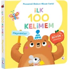 İndigo Çocuk Ilk 100 Kelimem – Hayvanlar (Pencereli Dokun-Hisset)