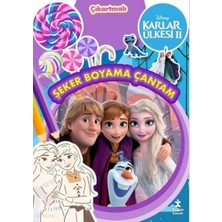 Doğan Çocuk Disney Karlar Ülkesi 2 - Şeker Boyama Çantam - Çıkartmalı