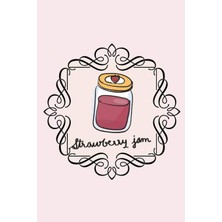 Strawberry Jam Food Diary: Daily Food Journal - Meal And Diet Notebook