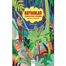 1001 Çiçek Kitaplar Hayvanlar - Yaşadıkları Yerler ve Özellikleri - Bulmaca ve Etkinlikler