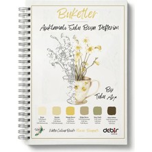 Debir Yayınları Açıklamalı Sulu Boya Defterim - Buketler