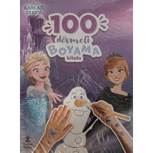 Doğan Çocuk Disney Karlar Ülkesi - 100 Dövmeli Boyama Kitabı
