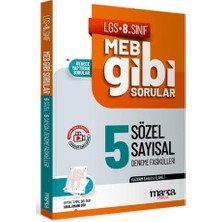 Marka Yayınları Lgs 8. Sınıf Meb Gibi Sorular Fasiküller Halinde 5 Sözel ve Sayısal Deneme
