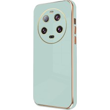 Xiaomi Mi 14 Ultra Kılıf Volet Silikon - Açık Yeşil