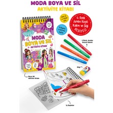 Bigkids Yayınları Moda - Boya ve Sil Aktivite Kitabı