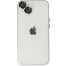 Apple iPhone 14 Kılıf Luko Lens Silikon - Yeşil