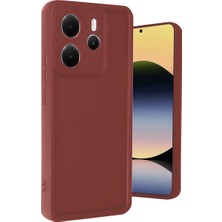 Xiaomi Redmi Note 14 4g Kılıf Viera Silikon - Bordo