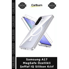 Carlburn Samsung A17 Magsafe Özellikli Şeffaf Iq Silikon Kılıf Cihaz Kılıfı Telefon Aksesuarı Mobil Aksesuar