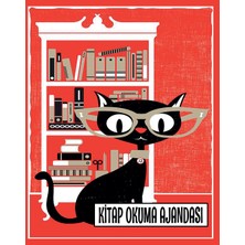 Fa Yayınları Kitap Okuma Ajandası - Gözlüklü Kedi