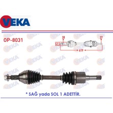 Komple Aks Insignia A Sedan Hb Sports Tourer 1,6 Sıdı 2,0 Cdti 2,0t 2008+ Otomatik Vites 619 Mm. 374930 Veka