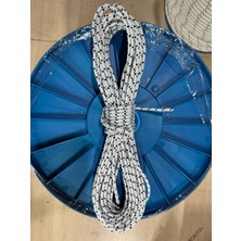 4 mm 20 Metre Uzunluğunda %100 Polyester Iskota Halat (Bayrak .branda , Kamp Ipi ,tekne Halatı ,hamak ,salıncak Ipi)