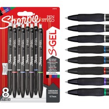 Sharpie Gel Jel Mürekkepli Kalem, 0.7 Mm, 8li Bls