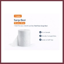 Storeşahin Sargı Bezi 15 cm x 10 M 1 Adet Pamuklu Hidrofil Gazlı Bez Tekli Rulo Sargı Bezi SHN0720