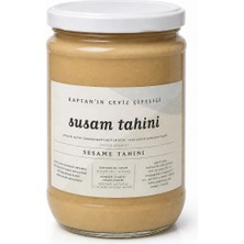 Kaptan'ın Ceviz Çiftliği Gökova Altın Tek Kavrulmuş Tahin | Taş Değirmen & Analizli | 650g