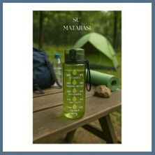 Bezos Suluk & Su Şişesi & Sporcu Matara Yeşil 1000 ml Bbz
