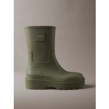 Calvin Klein Erkek Marka Logolu Günlük Kullanıma Uygun Yeşil Bot & Bootie