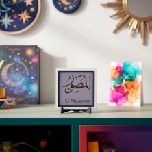 Miawiki Bereket ve Bolluk Çağrışımlı Tasvirli Simge Hat El-Musavvir Tasarım Obje - Ince Zevkleri Yansıtan Bir Detay, Ev Ziyaretine Özel Bir Armağan Olarak (Minyatür) 10X10 cm