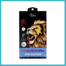 Defne Store Joko iPhone 15 Pro Uyumlu Buffer Hayalet Cam Ekran Koruyucu - Siyah Dfnbez