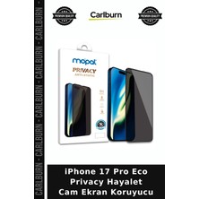 Carlburn iPhone 17 Pro Eco Privacy Hayalet Cam Ekran Koruyucu Telefon Zırhı Mobil Aksesuar Cep Telefonu