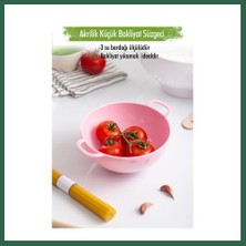 Vintessy Vıntessy Akrilik Soft Pembe Mini Pirinç Süzgeçi & Bakliyat Süzgeçi (3 Su Bardağı Ölçülü) BZS01