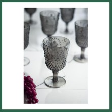 Vintessy Vıntessy Akrilik Füme Tekli Kadeh & Su Meşrubat Kahve Yanı Bardağı 450 ml ( Cam Değildir ) BZS01