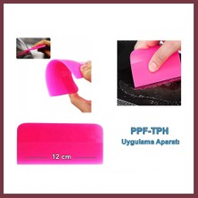Storeşahin Ppf/tph Silikon Çekçek Ragle Cam Filmi Çekme Uygulama Aparatı Pembe 12X7.5CM SHN0720