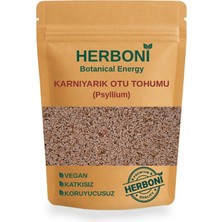 Herboni Karnıyarık Otu Tohumu 100GR, Pysllium, Doğal ve Katkısız