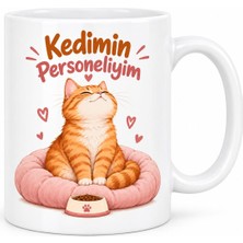 Bezos Kedimin Personeliyim Tasarımlı Porselen Kupa - Model 418 22